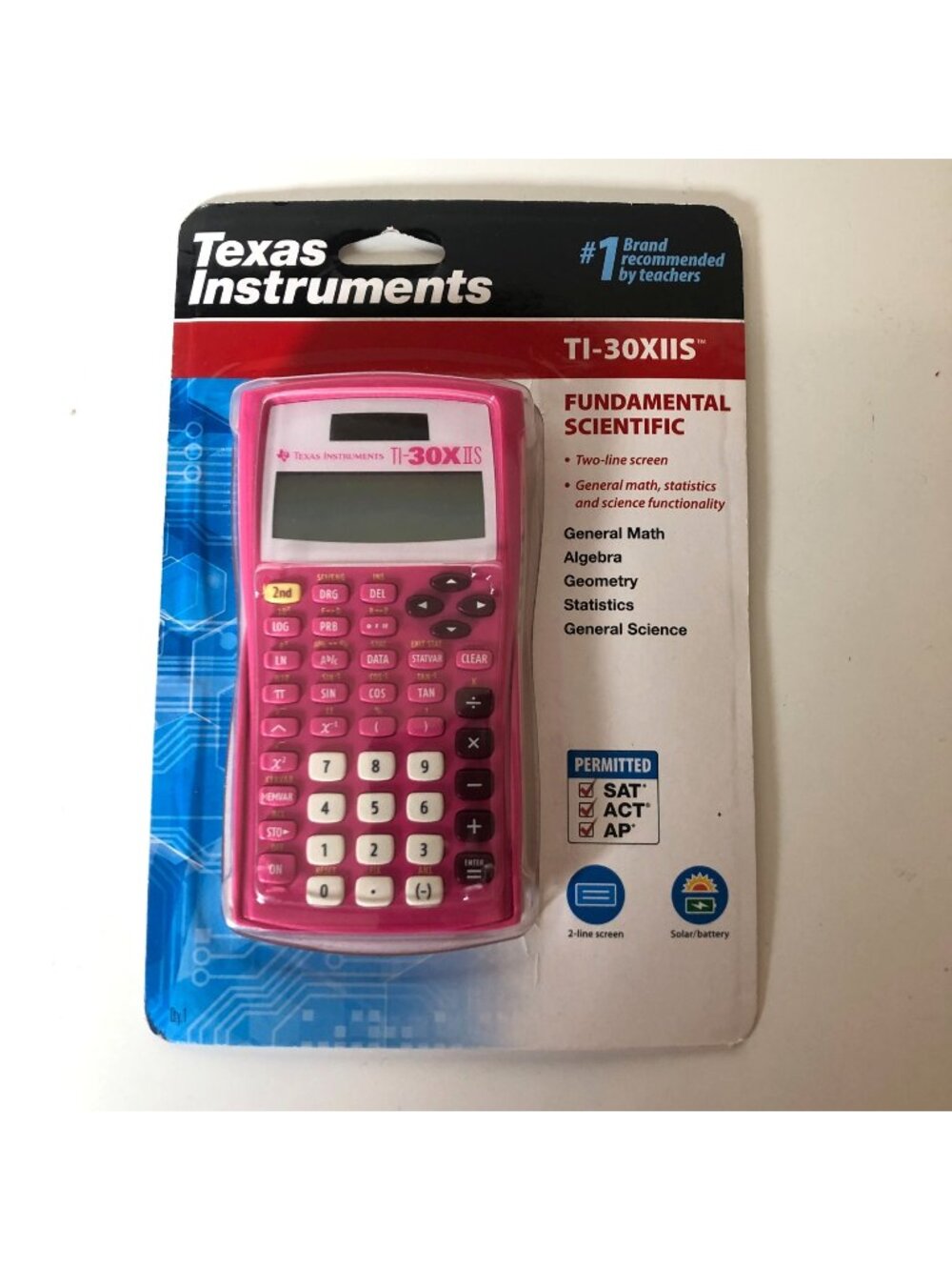 Texas Instruments TI-30XIIS Pink Scientific Calculator School Student NEW
